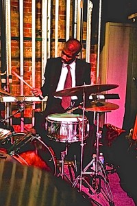 Larry Draugh Jr. on the drums.