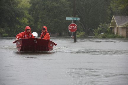 Coast Guard flood punt team responds to Hurricane Harvey