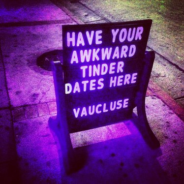 Opinions_Wilson_-Have your awkward Tinder dates here- sign at Vaucluse Lounge - Hollywood, CA_Chris Goldberg_flickr