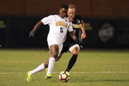 Sports_IsaiahHilaire_LeeroyMaguraushe_CarlosMoralesUNCGAthletics