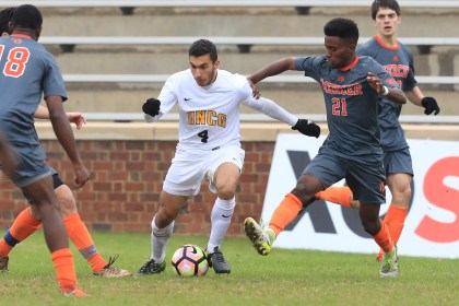 Sports_ChelseaMcBay_MenSoccer_CarlosMoralesUNCGAthletics