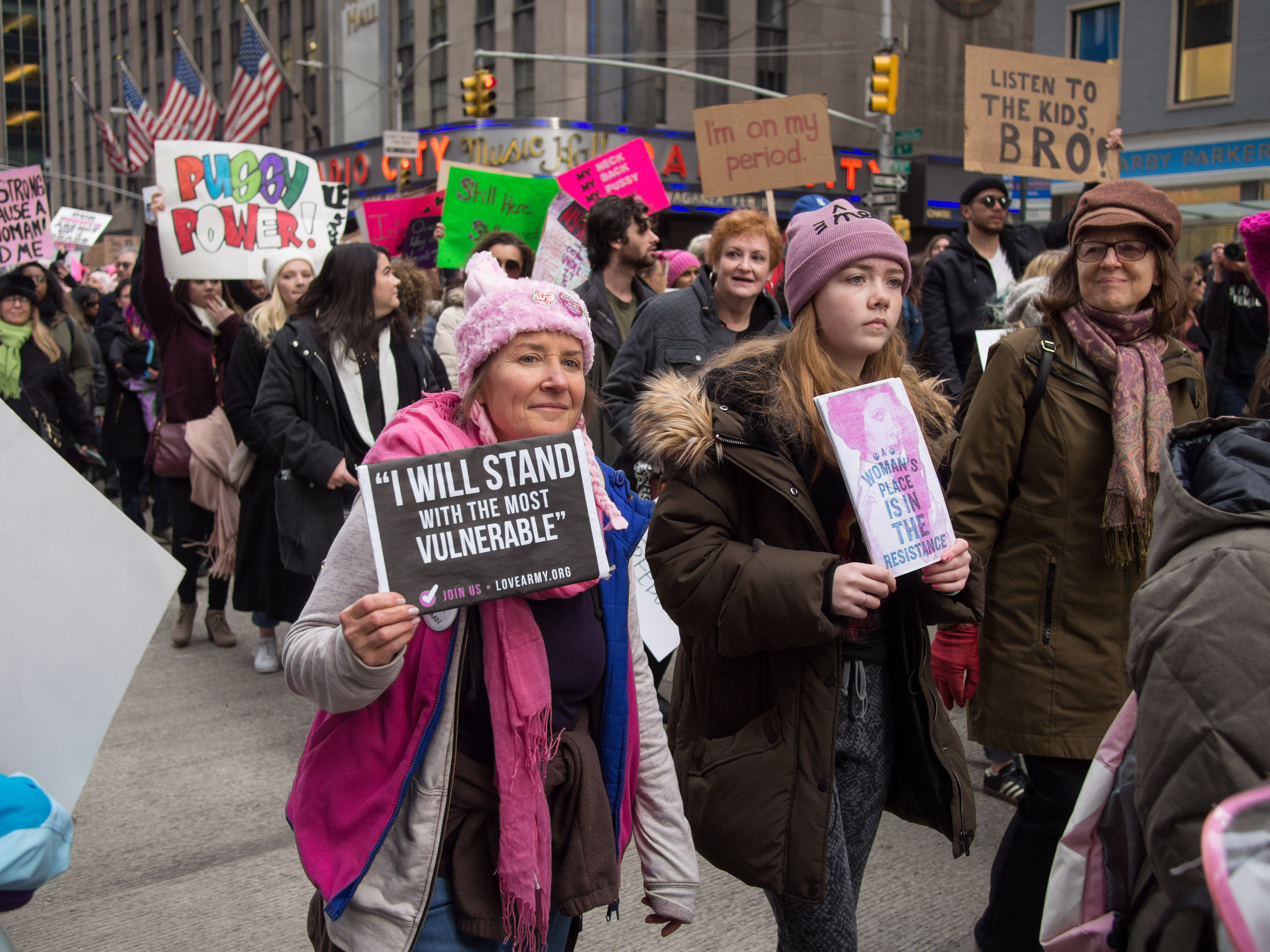 Women’s march anniversary – THE CAROLINIAN