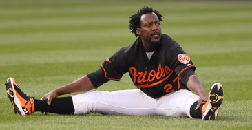 Baltimore Orioles designated hitter Vladimir Guerrero (27)